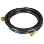 Manguera para gas, PVC negra, 3/8' flare,1 m, FOSET