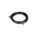 Manguera para gas, PVC negra, 3/8' flare, 2 m, FOSET