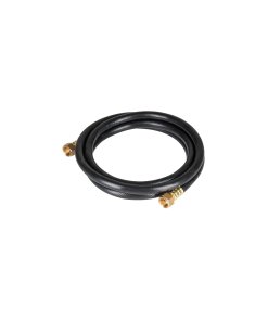 Manguera para Gas, PVC Negra, 3/8'x2 m, con conexión, ideal para instalaciones de gas en espacios pequeños, clave 40076 - FOSET