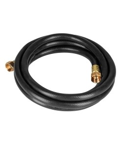 Manguera para Gas, PVC Negra, 3/8'x3 m, con conexión, flexible y duradera para conexiones de gas, clave 40077 - FOSET