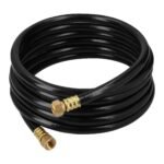 Manguera para gas, PVC negra, 3/8' flare, 4 m, FOSET