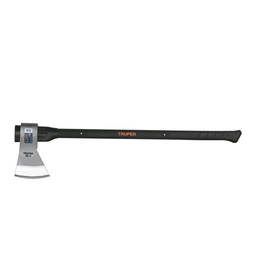 Hacha Media Labor Truper 4 lb Mango de Fibra de Vidrio 36" - Tecnología de Alta Resistencia para Usos Múltiples que Combina Peso Ideal y Construcción Duradera para Máxima Versatilidad en el Campo (Clave 14972)