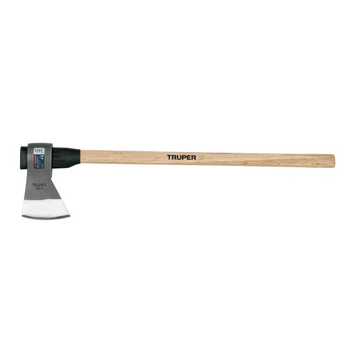 Hacha Truper Media Labor 4 lb - Tecnología de Corte con Mango de Madera 36" para Trabajos Forestales que Combina Potencia y Precisión en Cada Golpe (Clave 102984)