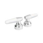 Juego de manerales cono p/lavabo-fregadero, cromo, BASIC