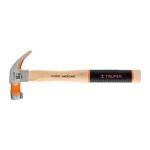 Martillo pulido 16 oz uña curva, mango hickory, TRUPER Grip
