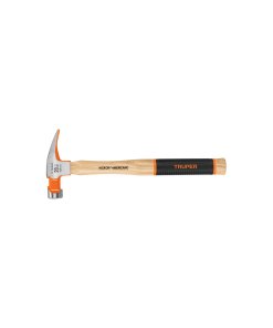 Martillo Pulido TRUPER Grip 20 oz con uña recta y mango hickory - Herramienta profesional para ebanistería (Clave 16660)