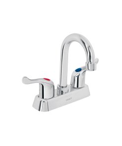 Mezcladora 4' Lavabo, ABS, Cuello Bar, Palanca, de fácil manejo y resistente, clave 45513 - FOSET BASIC