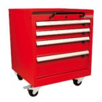 Gabinete móvil 4 gavetas 23" serie MP Urrea MP23M4