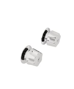 Juego de 2 Manerales Hexagonales Metálicos para Regadera, Resistente y Duradero, Ideal para Instalaciones de Regadera, Clave 49241, Foset Basic