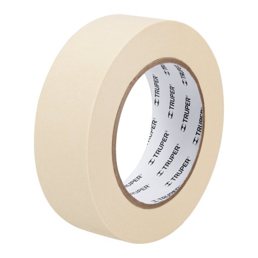 Cinta TRUPER MaskingPro 50m - ANCHO 1-1/2" USO GENERAL - Adhesión Perfecta - Fácil Remoción - Sin Residuos - Clave 12592