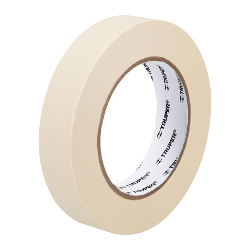 Cinta TRUPER MaskingPro 50m - ANCHO 1" USO GENERAL - Adhesión Superior - Remoción Sin Residuos - Uso Versátil - Clave 12591
