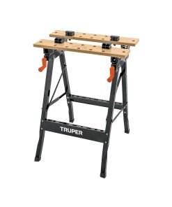 Prensa mecánica TRUPER montada en caballete - Tecnología de estación completa para talleres profesionales que combina estabilidad y movilidad en un solo equipo (Clave 103318)