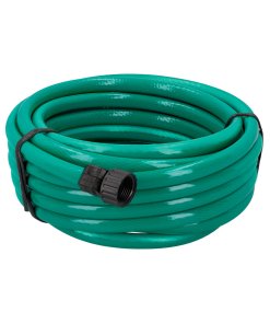 Manguera para jardín tramada con conector plástico 1/2", 20 m Foy MT20PF