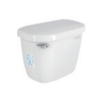 Tanque bajo de porcelana con accesorios, blanco, FOSET