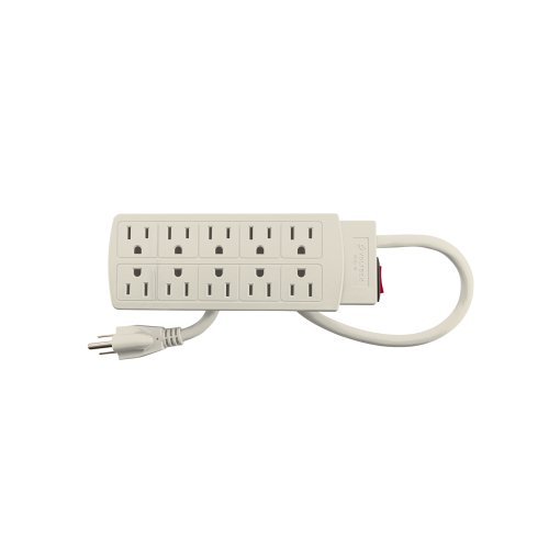 Multicontacto Volteck 14AWG Uso Rudo 10E - Resistencia para Obras que Requieren Conexiones Duraderas (Clave 47234)