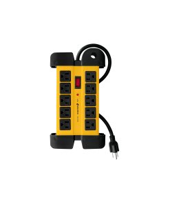 Multicontacto Volteck 14AWG Industrial 10E - Capacidad Extendida para Aplicaciones Industriales Intensivas (Clave 48190)