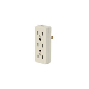 Multicontacto triple, 2 polos + tierra, VOLTECK