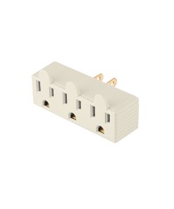 Multicontacto Volteck triple aterrizado barra - Tecnología de distribución lineal para espacios limitados que proporciona tres conexiones seguras con mínima ocupación de superficie (Clave 46810)