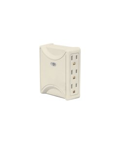 Multicontacto Volteck 6 entradas aterrizado lateral - Tecnología de alimentación múltiple para espacios limitados que optimiza acceso con disposición en paralelo maximizando eficiencia (Clave 46807)