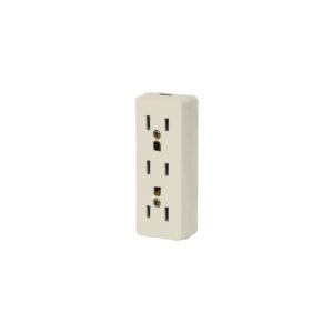 Multicontacto triple para extensión, 2 polos + tierra