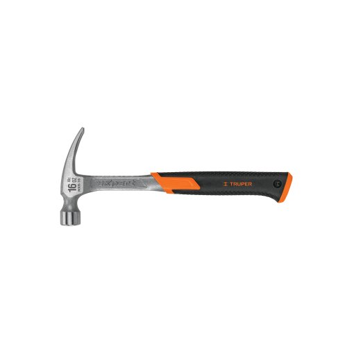 Martillo Forjado 16 oz Uña Recta, Mango con Neopreno, diseño cómodo para trabajos de impacto, clave 17857 - Expert