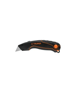 Navaja Retráctil Truper 7" Cuerpo de Aluminio - Diseño Reforzado para Durabilidad que Maximiza Seguridad (Clave 16950)