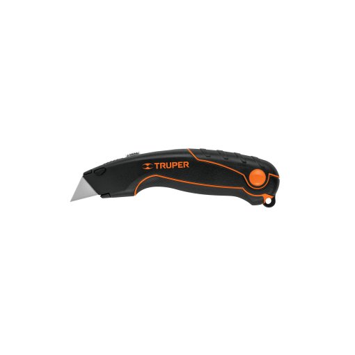 Navaja Retráctil Truper 7" Cuerpo de Aluminio - Diseño Reforzado para Durabilidad que Maximiza Seguridad (Clave 16950)