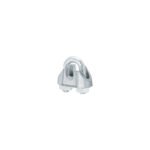 Bolsa c/100 nudos (perros) de hierro p/cable de 1/8', FIERO