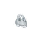 Blíster c/2 nudos (perros) de hierro p/cable de 3/16', FIERO
