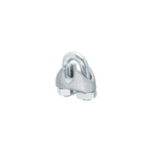 Bolsa c/50 nudos (perros) de hierro p/cable de 3/16', FIERO