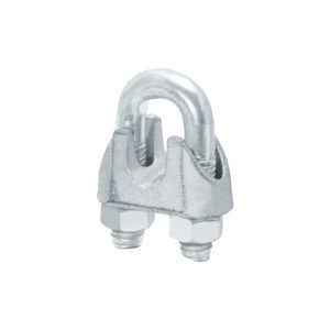 Bolsa c/20 nudos (perros) de hierro p/cable de 3/8', FIERO