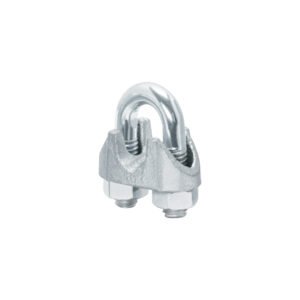 Bolsa c/25 nudos (perros) de hierro p/cable de 5/16', FIERO