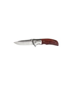 Navaja Abatible Truper 4-3/4" Mango de Madera - Cuchilla Resistente para Uso Diario que Facilita Corte (Clave 17023)