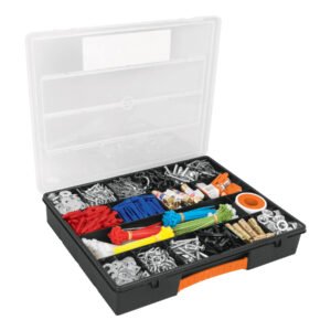 Organizador Truper de 14' con 18 Compartimentos - Tecnología de Diseño Compacto para Talleres que Maximiza el Espacio (Clave 11825)