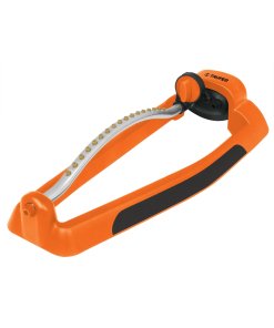 Aspersor oscilatorio, metal-plástico, opción duradera para riego de jardines y céspedes, Truper clave 10363