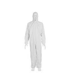 Overol desechable, talla M, cobertura efectiva para trabajo en condiciones adversas, Pretul clave 26072