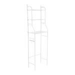 Mueble organizador blanco para baño con 3 repisas, FOSET