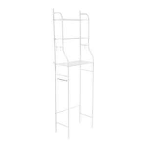 Mueble organizador blanco para baño con 3 repisas, FOSET