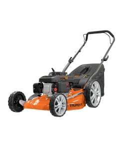 Podadora Truper con Motor a Gasolina de 5 HP y 20" de Corte - Tecnología de Potencia Mejorada para Césped Grueso que Ahorra Tiempo (Clave 19967)