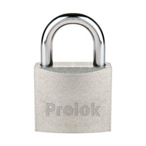 Candado de acero corto 38 mm, llave estándar Prolok P22S38B