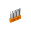 Juego de 7 Puntas Torx Combinadas con Seguro Largo 2', pieza versátil para tareas de precisión, clave 17813 - Expert