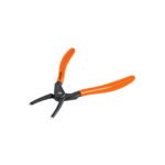 Pinza punta recta 7' para cerrar anillos, mango de PVC