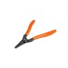 Pinza punta recta Truper 7" mango de PVC - Tecnología de agarre lineal para trabajo artesanal que facilita la apertura de anillos metálicos sin deformarlos (Clave 17363)