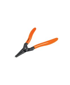 Pinza punta recta Truper 7" mango de PVC - Tecnología de agarre lineal para trabajo artesanal que facilita la apertura de anillos metálicos sin deformarlos (Clave 17363)