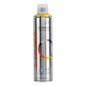 Pintura aerosol amarillo canario, bote esbelto 400 ml,TRUPER