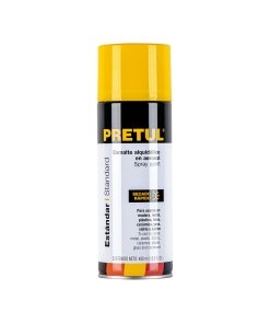 Pintura en aerosol, amarillo canario, 400ml, color brillante para trabajos decorativos, Pretul clave 27003