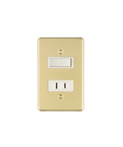 Placa Armada Volteck Económica Contacto + Interruptor - Versatilidad Asequible para Necesidades Eléctricas Básicas (Clave 46388)