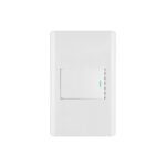 Placa armada blanca 1 interruptor 1.5 módulos, Lisboa