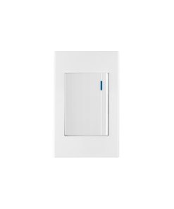 Placa Armada Volteck Española 1 Sencillo 3Mod Blanco - Amplio Espacio para Interruptores en Instalaciones Complejas (Clave 45593)