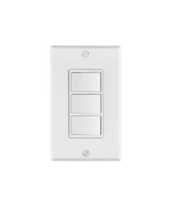 Placa Armada Volteck Classic 3 Interruptores Sencillos - Control Triple de Iluminación en Diseño Clásico (Clave 46339)